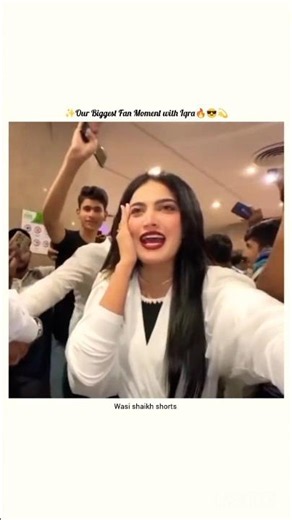 ✨️Our Biggest Fan Moment with Iqra🔥😎💫#sistrology #trending #viral #shorts #pranks