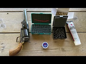 Loading and shooting the Colt Model 1848 Percussion Army Revolver