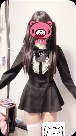 この女は真面目です。ダンス音痴なだけです。😿😿 #secrethoney #セットアップ #地雷系 #11