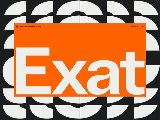 The Exat Microsite: Pushing a Typography Showcase to New Creative Extremes | Codrops
