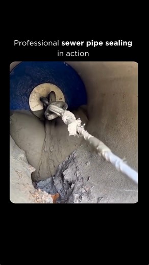 AI | Technology | Business on Instagram: "Repairing sewers before lining makes all the difference. 🏗️💧 The Stem und Ergelit HT system is designed to restore severely damaged sewer floors where erosion, holes, and sharp edges make liner installation unsafe. Before any GFK liner is installed, damaged cavities are rebuilt using a high-strength cement mortar, creating a smooth and stable base ⚙️. This process removes weak points, improves load distribution, and ensures the liner can bond securely,