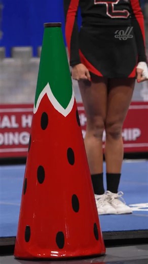 Too sweet to stop! 🍓😍 Strawberry Crest High School knows how to put on a show! Check out highlights from their performance in Small Coed DI semis at #UCAnationals! 🏆 #VarsityTV | Varsity Spirit