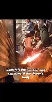 Three robbers hijacked an armored truck in the desert.