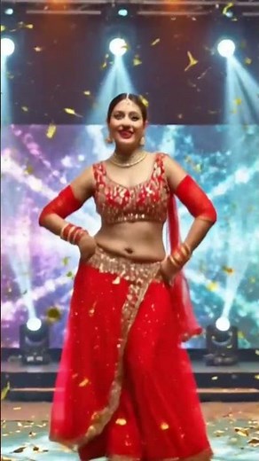 🔥 Bollywood Dance Performance | Red Sparkle Outfit | Energetic & Cinematic Stage Show | Indian Dance