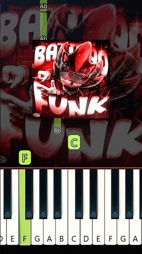 BATIDAO FUNK - ZXKAI x Rezcaze x MC Kaique SP x KINGXND (BEGINNER Piano Tutorial)