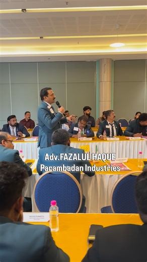 BNI Excellence Malappuram on Instagram: "Adv.Fazalul Haque parambadan on his feature presentation and great pro visit @parambadan_interlocks"