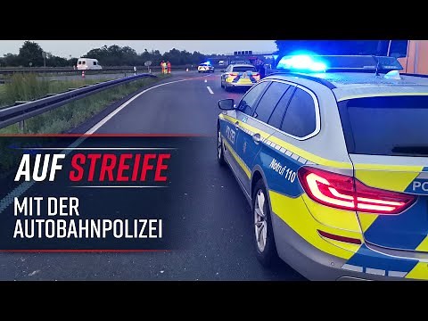 On patrol with the motorway police - Hesse Police