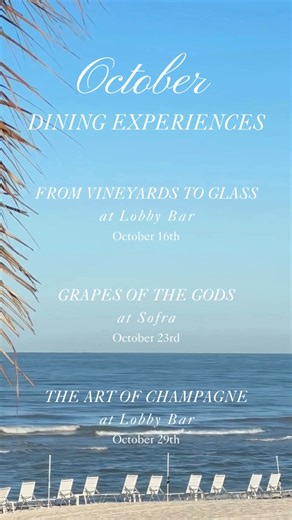 2.6K views · 50 reactions | Join us for unparalleled fine dining this October at The Ritz-Carlton, Naples with our line up of special events. From learning the art of champagne from our expert sommeliers, to a one-night-only chef's table experience, savor each moment with us. Your next culinary adventure awaits at Bit.ly/RCNaplesDining. | The Ritz-Carlton, Naples | Facebook