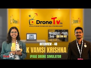 K. Vamsi Krishna, Director at IPAGE Group | Drone Simulator Innovation | Drone Expo 2025 Mumbai