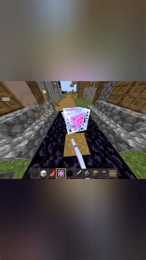 Minecraft pocket edition gameplay.