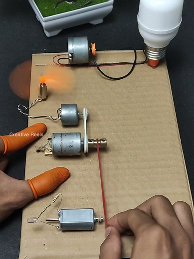 DC Motor Energy Generator Project for Students