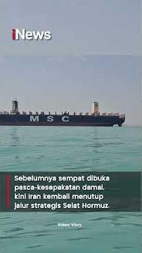 Perjanjian Damai Terancam Ulah Israel! Selat Hormuz Ditutup, Timur Tengah Memanas Kembali