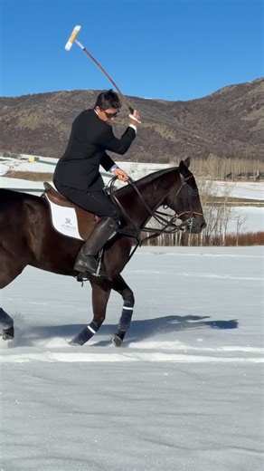 St. Regis Hotels & Resorts on Instagram: "“A POLO LUNCH DATE” A moving portrait of elegance and victory starring @nachofigueras and @delfinablaquier captured in Aspen by celebrated photographer Tony Kelly for the 2025 St. Regis World Snow Polo Championship. @stregisaspen"