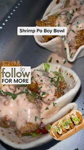 5K views · 96 reactions | Shrimp Po Boy mini bowls襤 sooooo delicious! These are a must try…perfect for a #brunch #shrimppoboy #shrimprecipe #foody #fyp #foodlover #lunchtime | Clearly Crystal | Facebook