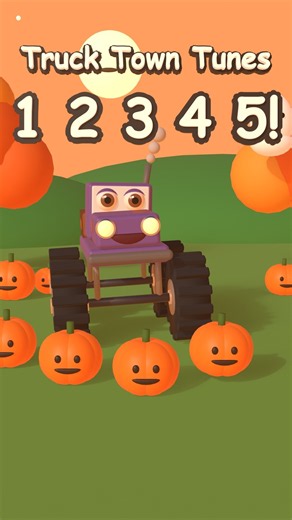 Counting Pumpkins with Rusty: 1 to 5 🚗 | Truck Town Tunes