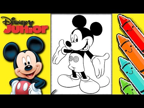 Color With Mickey! Fun Mickey Mouse Coloring Pages For Kids