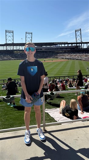 ⭐️Brendan Schroeder⭐️(Gina Schroeder) on Instagram: "⚾️ Opening Day for the Diamondbacks Spring Training @saltriverfields @dbacks . @bucketsquad @oakley . #springtraining #diamondbacks #dharmannfam #dharmannactors #jaydenfromdharmann #bucketsquad"