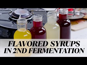 Making Fruit Syrups for Homemade Kombucha and Cocktails