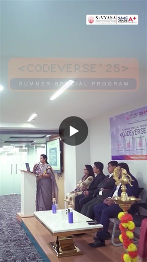 CodeVerse'25: Week 1 Recap - Tech, Creativity, Transformation | S-Vyasa Deemed to be University | Global City Campus posted on the topic | LinkedIn