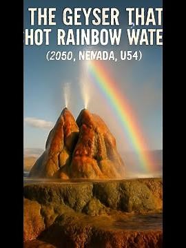 The Geyser That Shot Rainbow Water (2020, Nevada, USA) #Nature