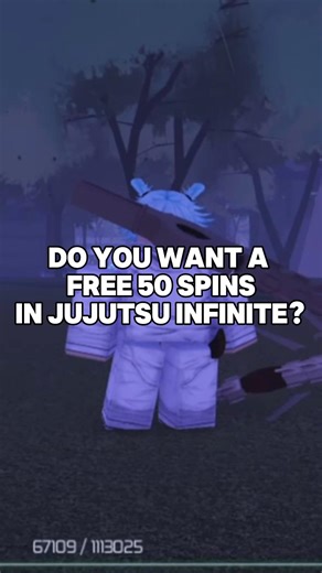 How To Get A FREE 50 SPINS In Jujutsu Infinite Roblox #jujutsuinfinite