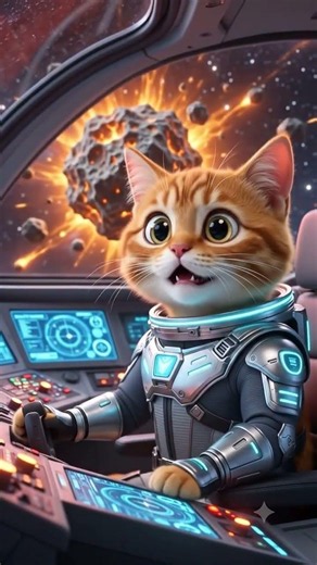 This Space Cat Saved the Mission! 🚀🐱