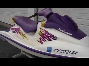 1997 SeaDoo GS jet ski & trailer walk-around video