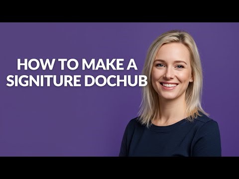 How to Make a Signiture Dochub - Julia'sTutorials