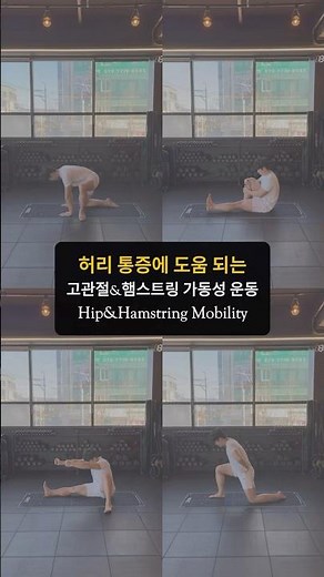 허리 통증에 도움 되는 고관절&햄스트링 가동성 운동 / Hip&Hamstring Mobility