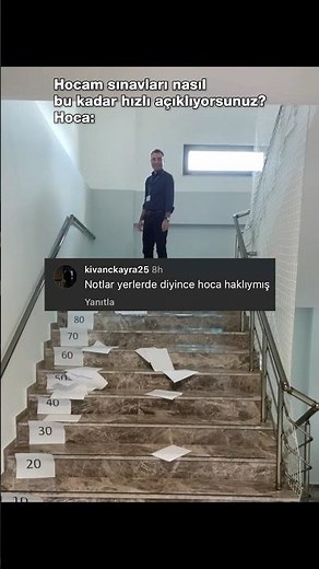 Sınavdan -30 alan var be 😂