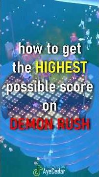 This is how to get the HIGHEST POSSIBLE SCORE in Fortnite's DEMON RUSH. | #fortnite #lifehacks