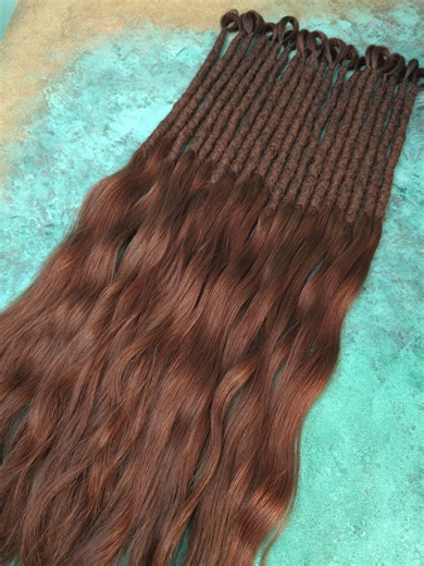 Reddish Brown Human Hair Dreadlock Extensions With Luxury Ends - Etsy