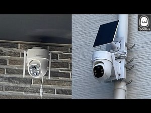 【Rebluum】Solar battery wireless security camera RB-5PT2 review and how to install a security camera