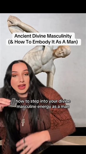 Divine masculine energy is NOT a modern concept But many think this way because of new era podcasters and content creators speaking about what divine masculine or overall masculinity is. But this principle is much more ancient than we think, way more ancient than the Christian religion and many spiritual practices we see now a days! Comment “YES” to get a full in depth masterclass on divine masculine energy on YouTube ☯️🧠 #divinemasculineenergy #divinemasculinerising #divinemasculinehealing #di