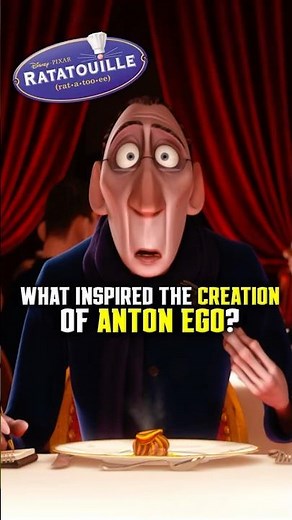 What inspired the creation of Anton Ego? #ratatouille #pixar #fyp