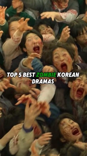 Top 5 Best Zombie Korean drama #kdrama #zombie #trending #top5