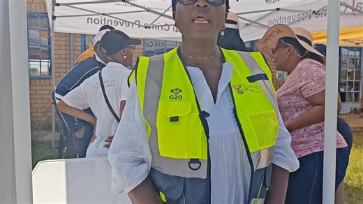 Ms Faith Namathe, the Department of Social Development’s Social Work Policy Manager responsible for Substance Abuse, a community members during the community dialogues currently underway in Manamakgoteng, Bojanala District Municipality, as part of the Ministerial Outreach Programme #DSDPortfolioAtWork #LeadershipThatDelivers #365DaysOfServiceDelivery SASSA News National Development Agency - NDA | Department of Social Development