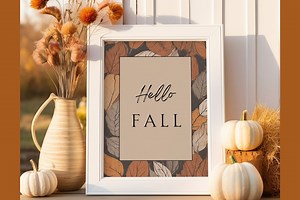 Hello Fall | Fall Decor Digital Print - Etsy