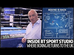 The Blueprint: Inside the BT Sport studio where boxing will return for the first time in 118 days
