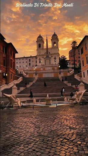 Scalinata di Trinità dei Monti: The Iconic Spanish Steps of Rome #italy #travel
