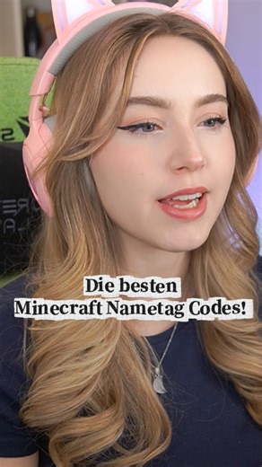 Die besten Minecraft Nametag Codes ✨