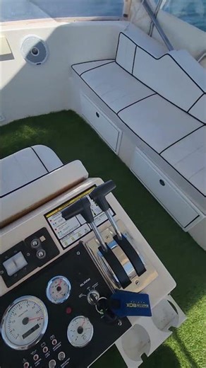 Riviera 35 with twin Volvo penta TAMD41a's. Run at WOT and cruise speed