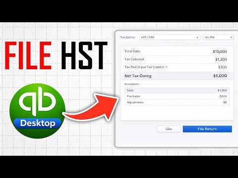How To File HST In Quickbooks Online (Full Guide)