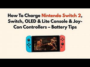 How To Charge Nintendo Switch 2, Switch, OLED & Lite Console & Joy-Con Controllers – Battery Tips