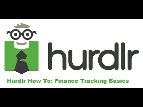 Hurdlr How To: Finance Tracking Basics