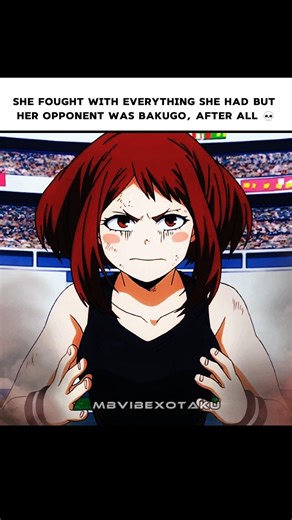 She fought her best but her opponent was Bakugo, after all #shorts #anime