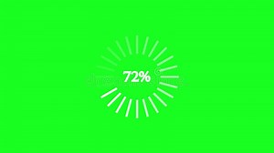 Loading Animation on Green Background, Loading with Percentage in Motion Graphic. Stock Video - Video of animation, motion: 389395125