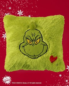 1.5K views · 77 reactions | Who knew The Grinch could be so cuddly?  Find the Dr. Seuss™ Grinch Pillow with Light-Up Heart in Hallmark Gold Crown stores and at the link below. https://bit.ly/HallmarkGrinchPillow | Hallmark Gold Crown Stores | Facebook