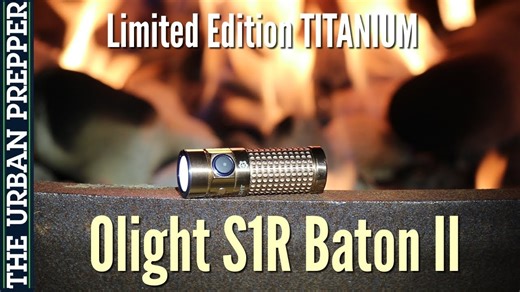 Olight S1R Baton II titanium limited edition flashlight