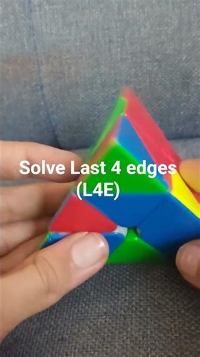 Pyraminx L4e method short overview #shorts #l4e #pyraminx